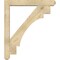 Ekena Millwork Merced Craftsman Rough Sawn Bracket w/ Offset Brace, Douglas Fir, 6"W x 38"D x 44"H BKT0604X38X44MRC04RDF - alternate 3